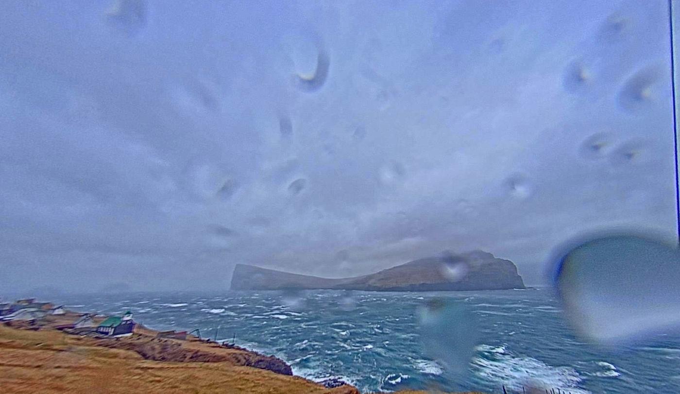 Myrsky Färsaarilla Färsaarilla myrskysi rajusti Dennis-myrskyn yhteydessä 15.2.2020.